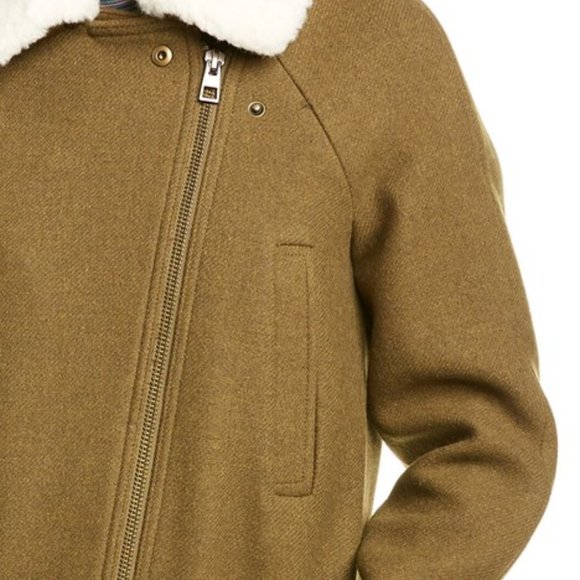 MADEWELL Eldridge Zip Coat in Insuluxe Fabric S NWT - Picture 8 of 9